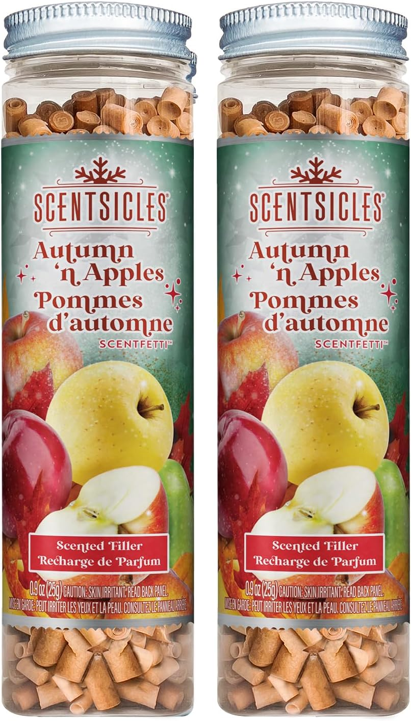 Scentsicles Scentfetti Scented Paper Filler, Autumn N Apples, 125G Bottle (2 Pack) image number 3