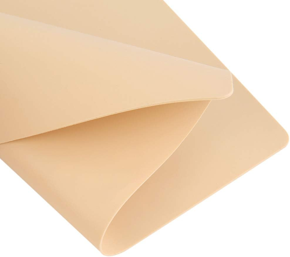 10Pcs/Set Blank Soft Silicone Tattoo Practice Skin 8X6" Double Sides for Beginners and Experienced Artists image number 1