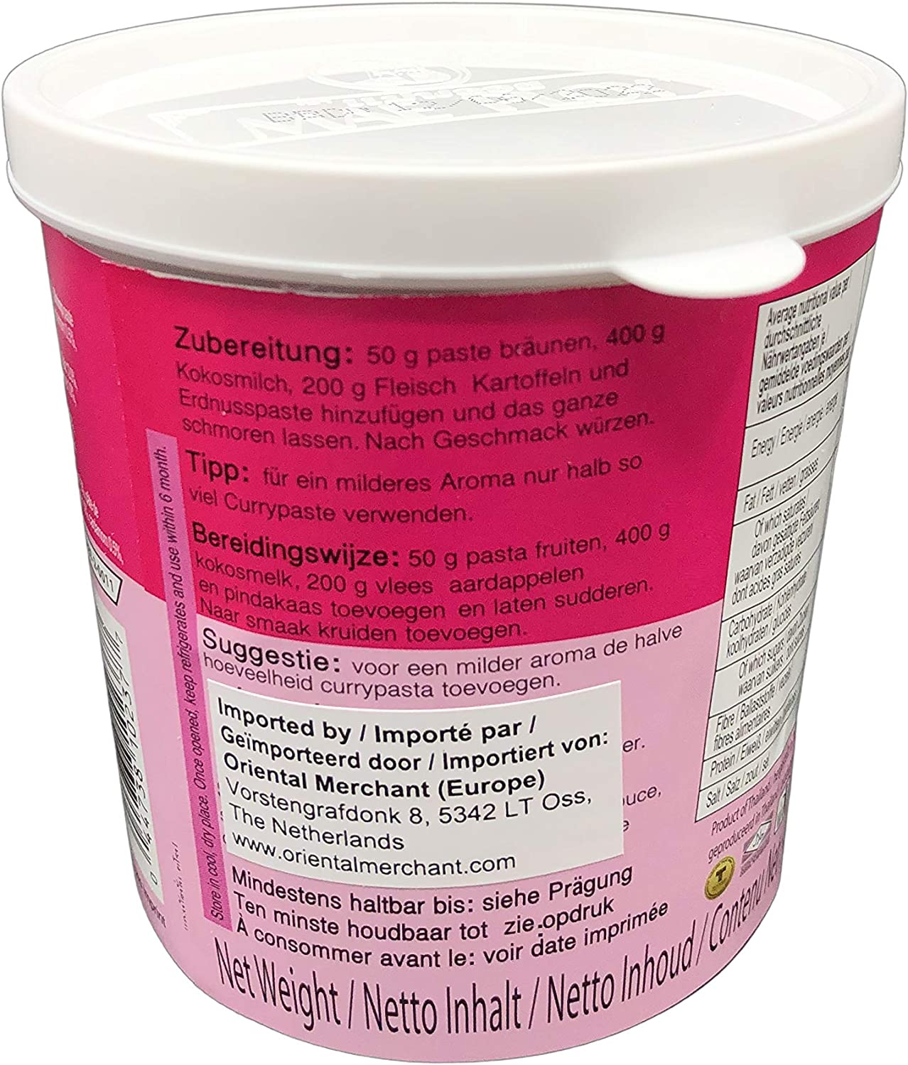 Mae Ploy Massaman Curry Paste, 400 G image number 3