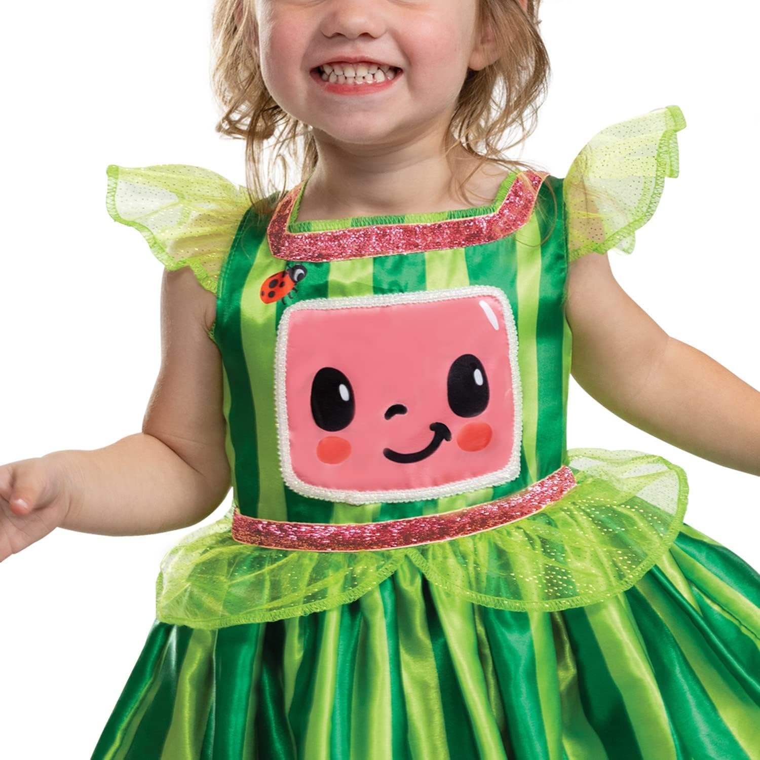 Disguise Cocomelon Dress, Official Cocomelon Costume Tutu Dress, Toddler Size (2T) image number 5
