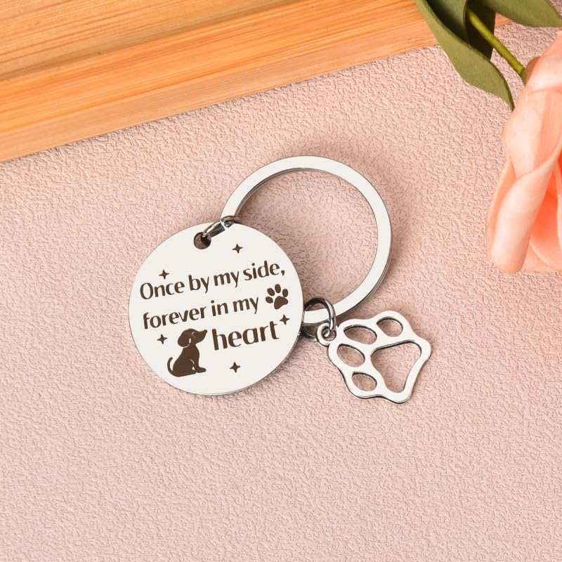 Pet Dog Sympathy Memorial Gifts for Loss of Puppy Bereavement Gifts for Dog Lovers Keychain Gifts for Dog Owner Keychains image number 2