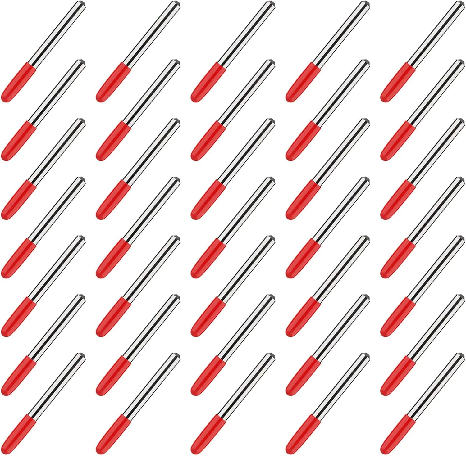 2 Pack Tungsten Carbide Scriber Tool Set with Magnet - Professional Metal Engraving Pen, Extra 10 Carbide Replacement Tips - Ultimate Scribing Tools for Glass/Ceramics/Sheet Metal Marking - 2Pcs Godlen image number 4