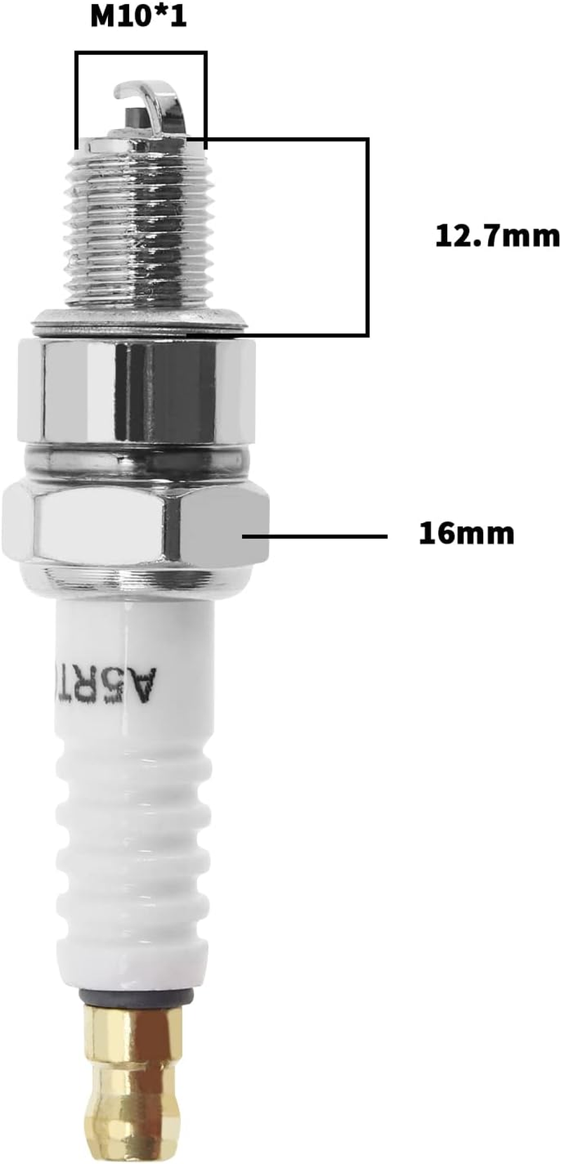 Ecsing 3PCS A5RTC Spark Plug for CR5HSB 98056-55777 Spark Plug PASST EU2000I EU2200 Series GENERATORSI 808/Z9Y/P-Z9HC U16FSR-UB GX31 GX100 GXH50 OEM image number 1