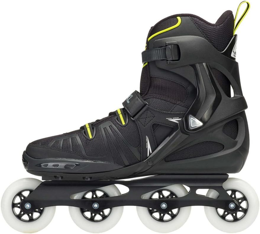Rollerblade RB XL Men'S Adult Fitness Inline Skate, Black and Lime, High Performance Inline Skates image number 3