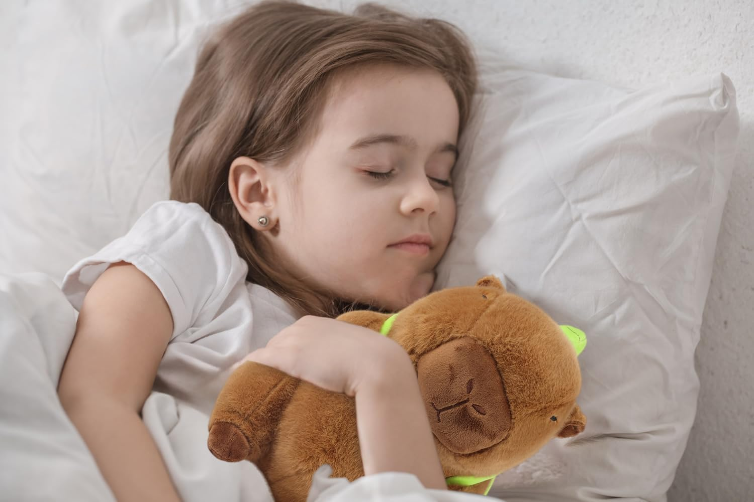 13 Inch Cute Capybara Plush with Turtle Backpack Soft Capibara Stuffed Animals Plushies Toys Hugging Gifts for Kids, Brown image number 5