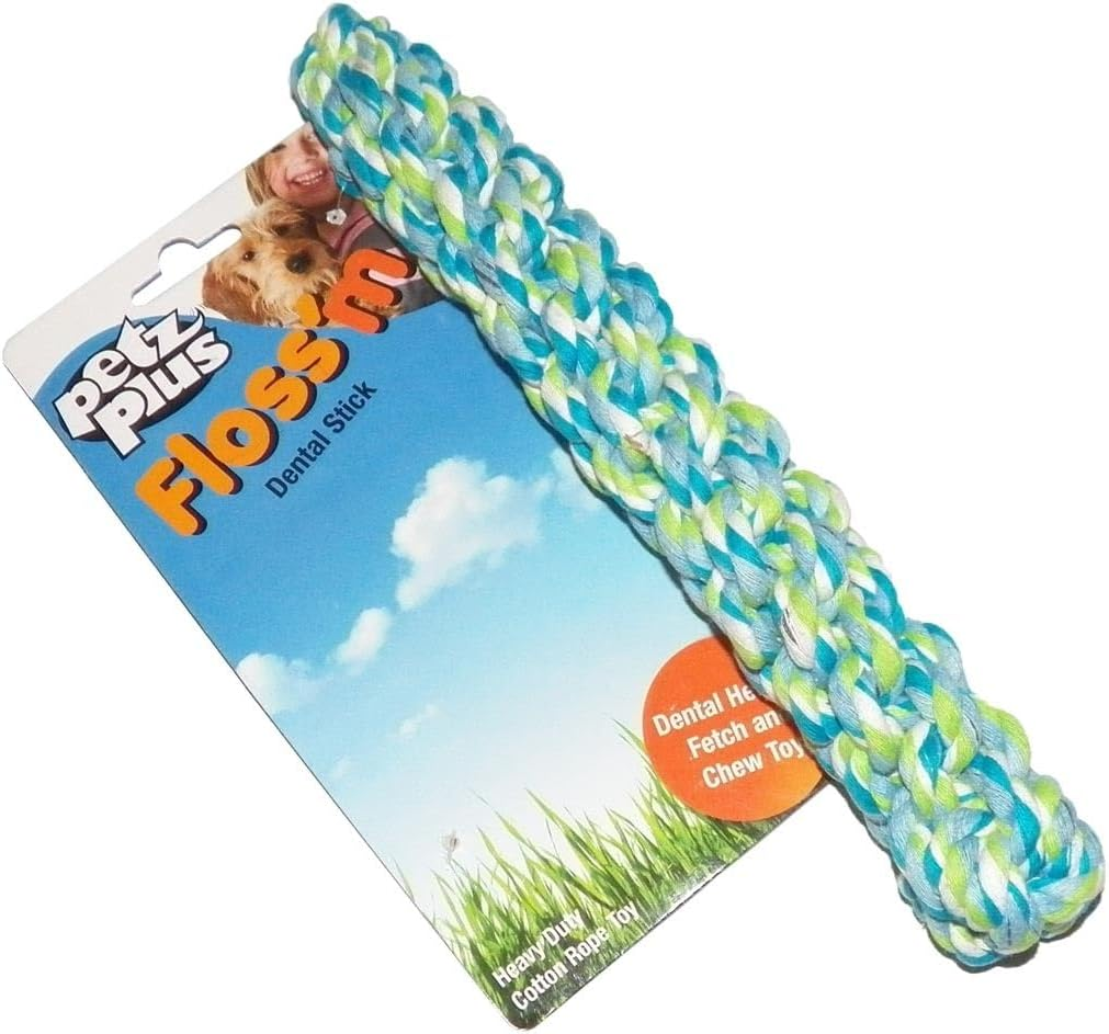 Petzplus Dental Rope Stick &ndash; Durable Chew & Fetch Toy for Dogs, Supports Oral Health image number 1