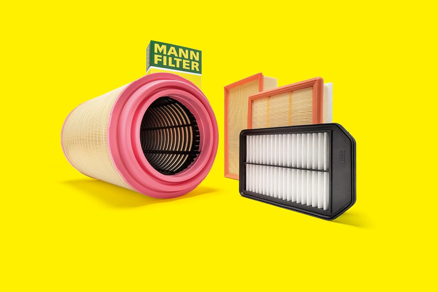 MANN-FILTER C 3698/3-2 Air Filter for Cars and Transporter image number 1