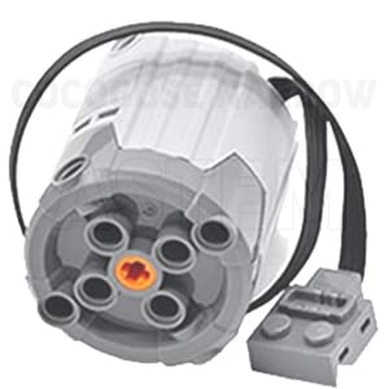 36Pcs Power Function Set Compatible with Technic-Parts. Include IR Speed Remote Control, IR Receiver, Battery Box, Motor, Power Function Light, Extension Wire, Servo Motor, Shock Absorber image number 1