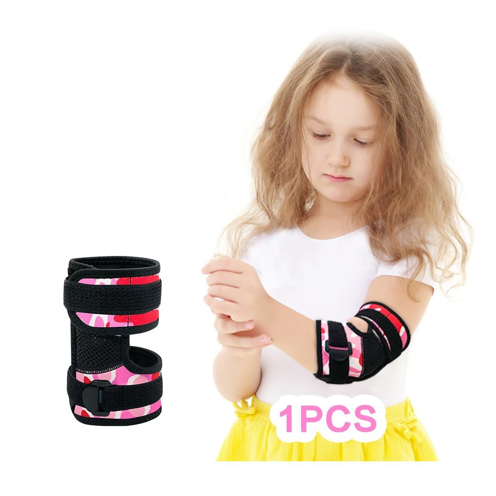 Thumb Sucking Stop for Kid Thumb Sucking Guard Nail Biting Treatment for Kids Finger Sucking Stop Biting Nails Prevention anti Thum Sucking Finger Hand Stopper Elbow Immobilizer Brace (Blue, 1PCS)