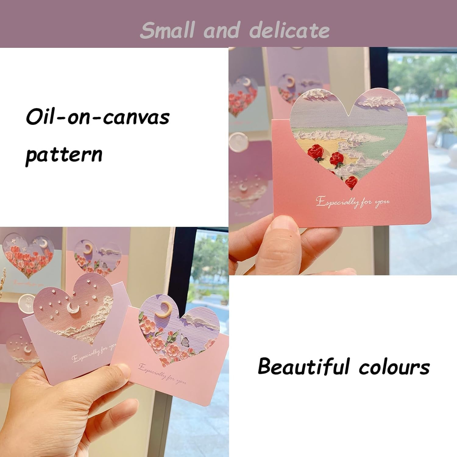 20 Pack Love Folded Greeting Cards,Love Letter Greeting Anniversary Card Gift Blank Stationery Paper Card for Valentine'S Day,Mother'S Day, Flowers, Birthdays, Thank You Returns, Weddings image number 4