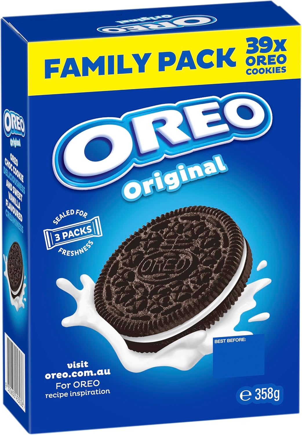 OREO Original Sandwich Biscuit Family Pack 358G image number 3
