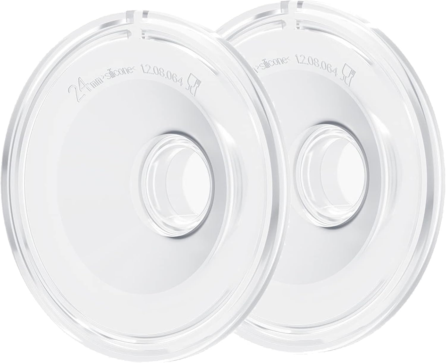 Breast Pump Flange 24Mm Compatible with S9/S9 Pro/S12/S12 Pro Wearable Breast Pump Accessories.Wearable Breast Pump Shield/Flange Insert Replacement.S9/S9Pro/S12/S12Pro Parts Replace,24Mm(2Pcs)