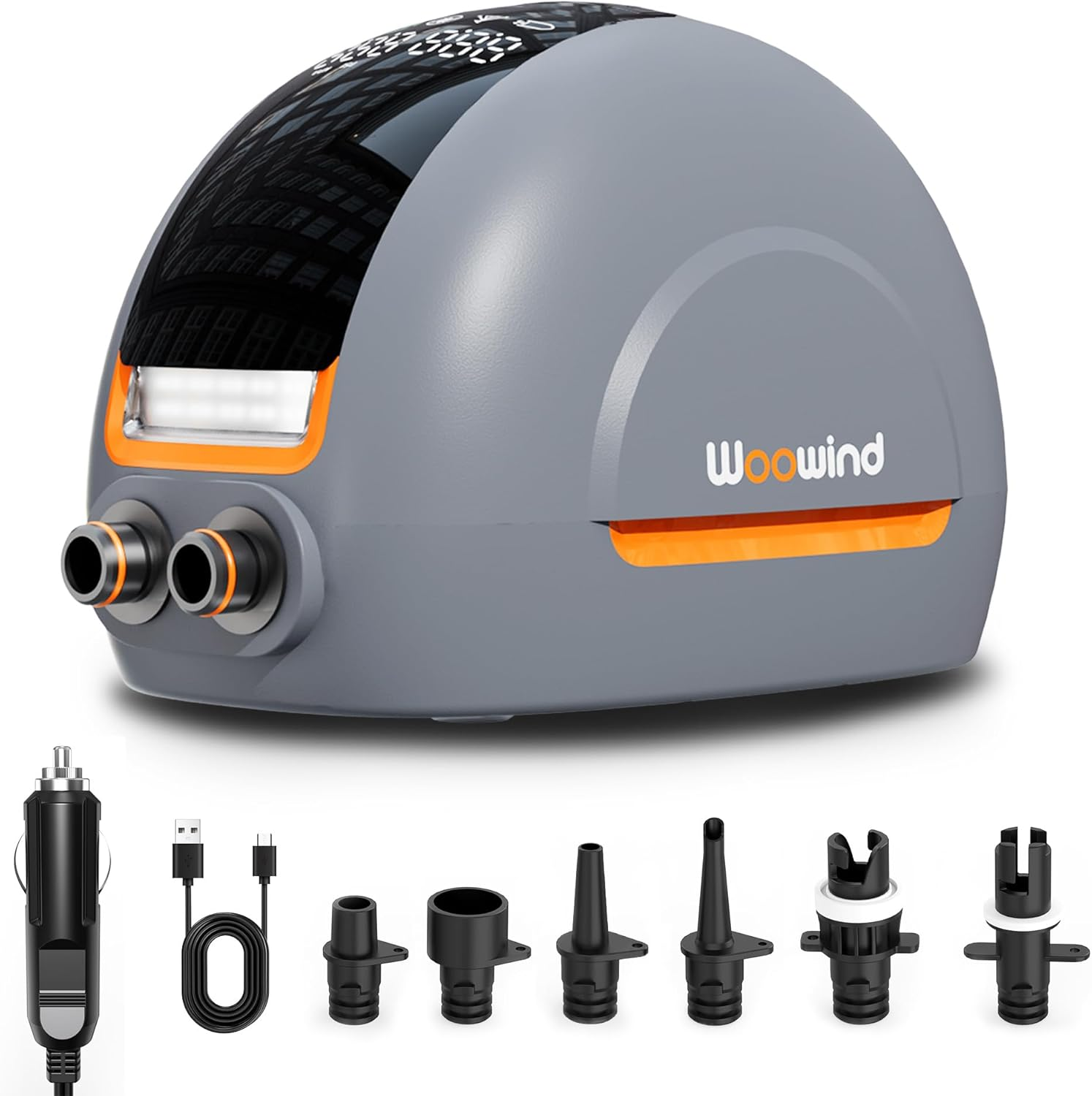 Woowind NW10 13500Mah SUP Pump, 20PSI Portable Electric Pump for Paddle Boards, Dual-Stage Inflation/Deflation, Type-C & 12V DC for Inflatable Sup,Kitesurfing,Kayaks,Boats image number 1