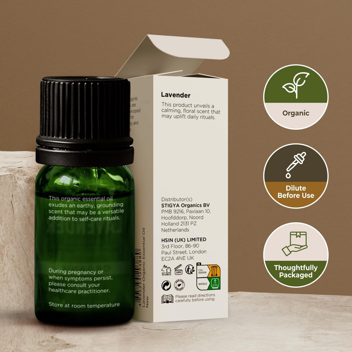 Gya Labs Organic Lavender Essential Oil for Diffuser & Skin - Organic Lavender Oil for Aromatherapy & Feelings of Relaxation - Lavender Oil Organic for Hair (10Ml) image number 6