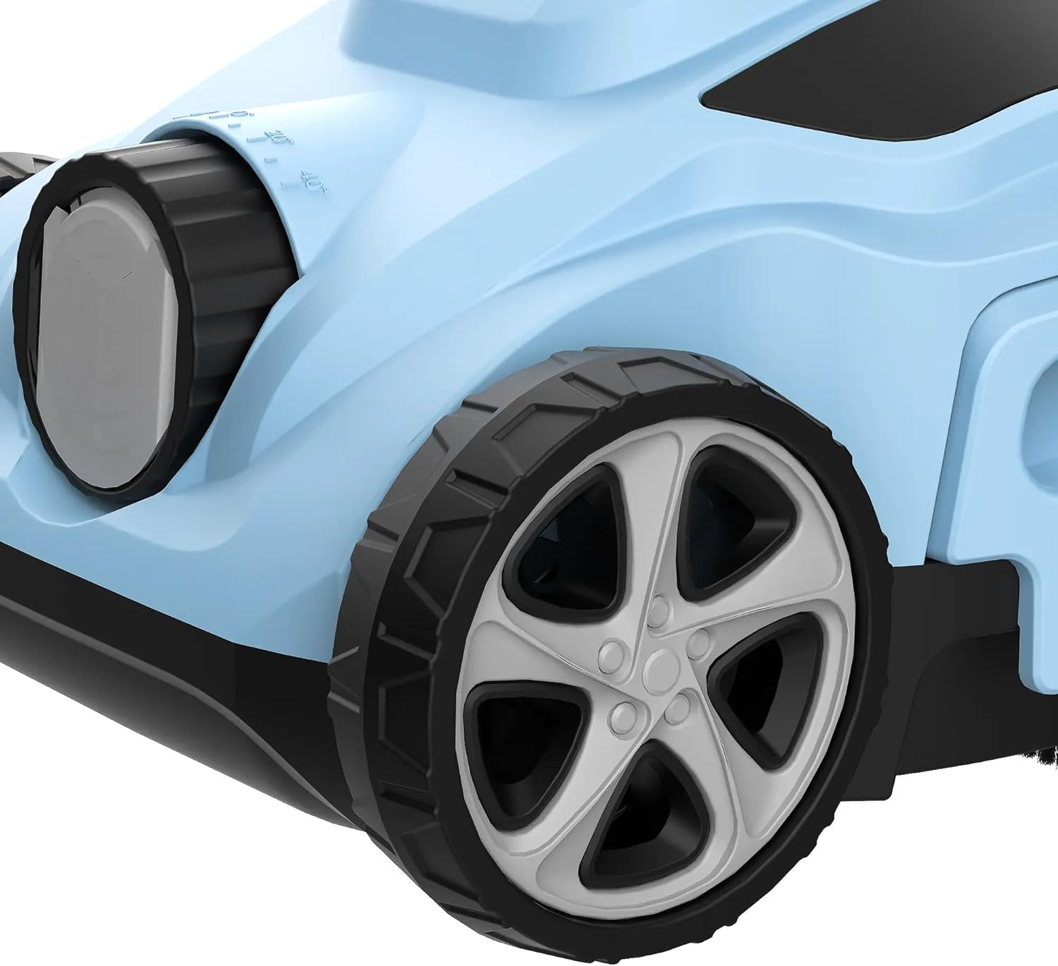 Robotic Pool Vacuum Cleaner, Cordless Pool Cleaner Robot with Dual Motors, Automatic Pool Cleaning Vacuum up to 110 Mins, Quick Drainage, Idea for above Ground Pool up to 100 Sq.M image number 4