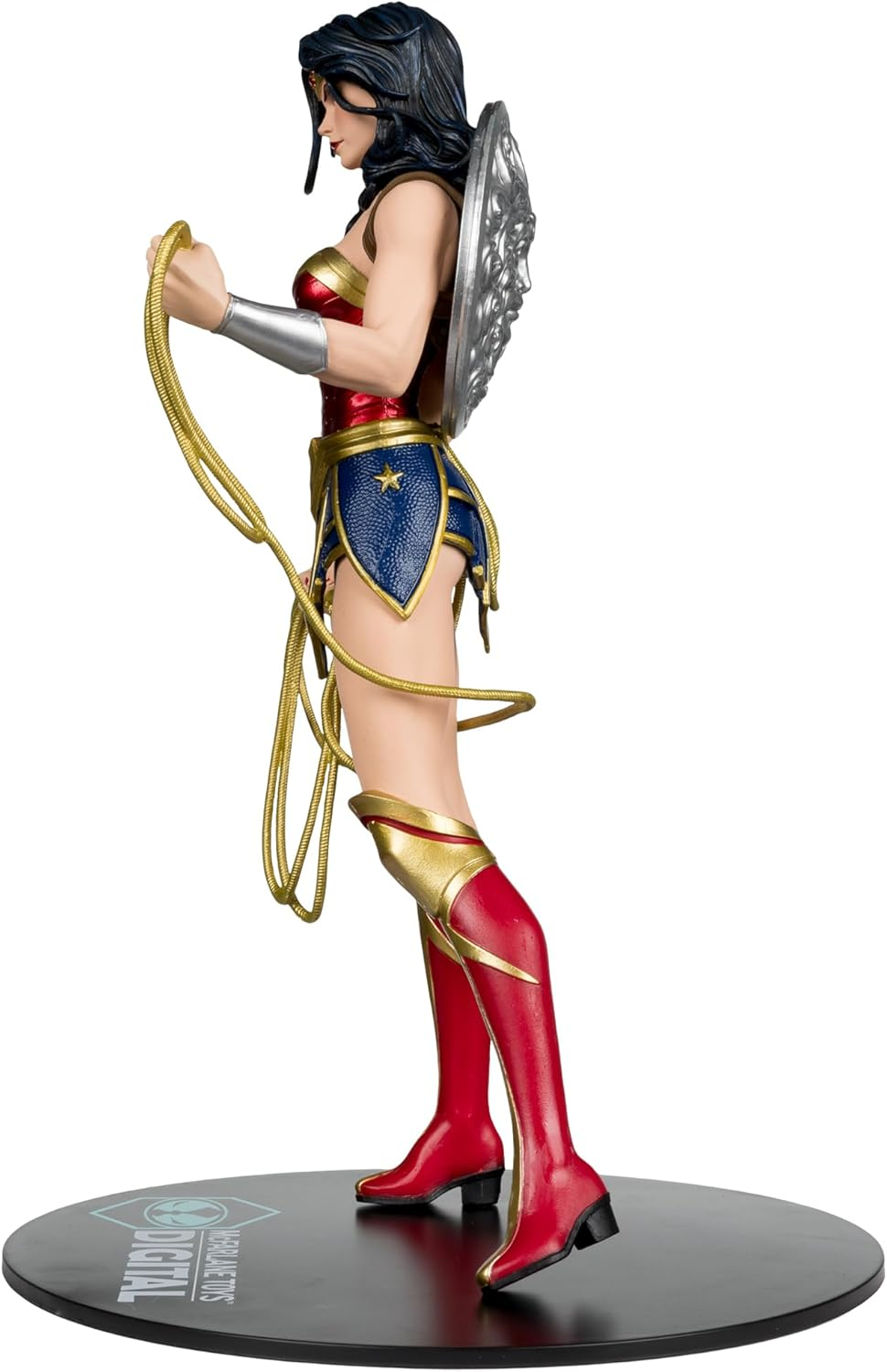 DC Direct - 12" Wonder Woman by Jim Lee Statue with Mcfarlane Digital Collectible image number 6