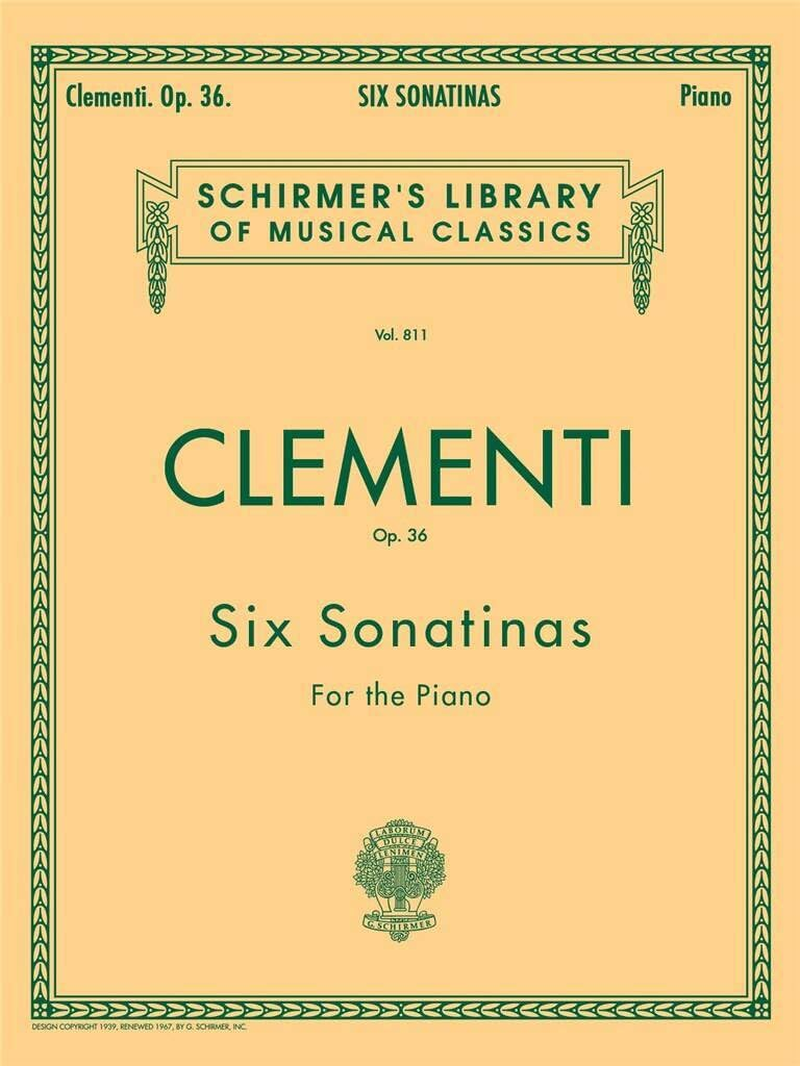 Six Sonatinas, Op. 36: Schirmer Library of Classics Volume 811 Piano Solo