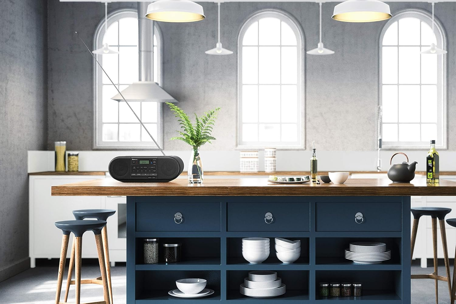 Panasonic RX-D552 Powerful Portable DAB+ Radio with CD, Bluetooth&reg; and USB (RX-D552GN-K) image number 4