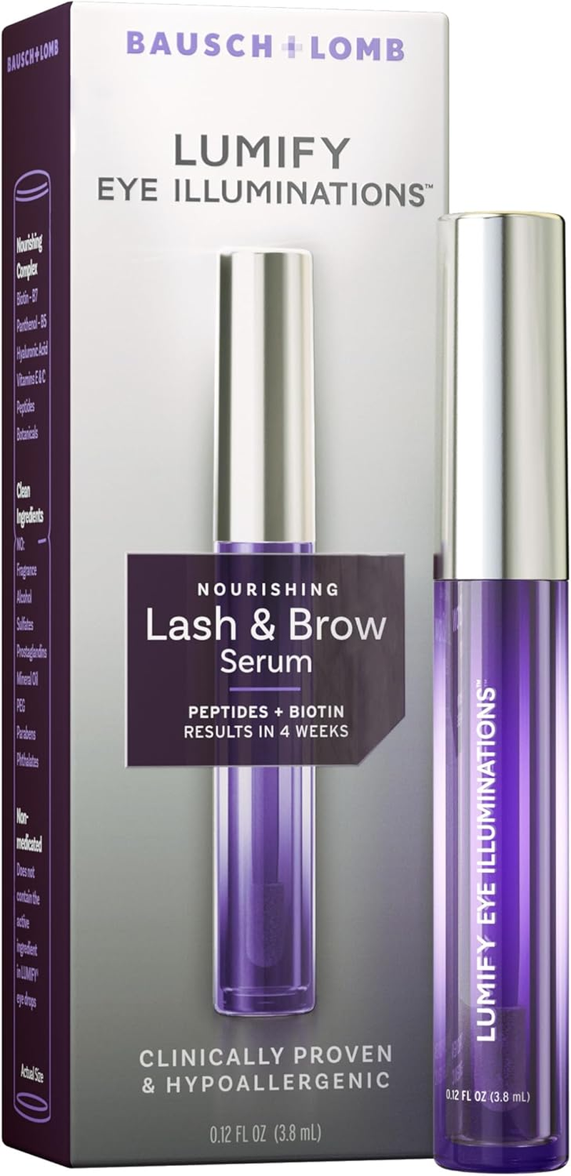 LUMIFY Eye Illuminations&trade; Nourishing Lash & Brow Serum 0.12 Fl Oz (3.8 Ml) image number 6