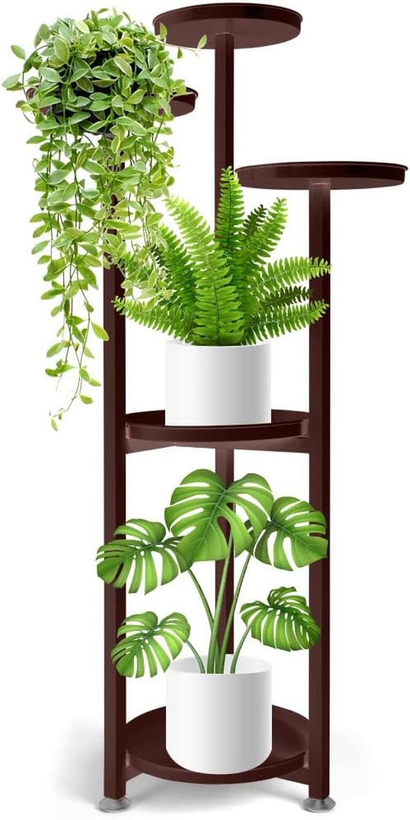 Levede Plant Stand Outdoor Indoor Flower Pots Rack Garden Shelf Home Decor 120CM image number 1