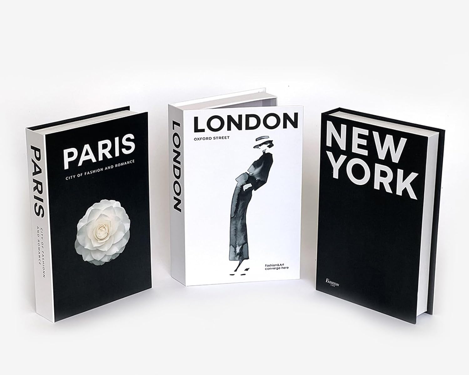 3 Pcs Decorative Books Hardcover Decor Book Box Fashion Decoration Book image number 6