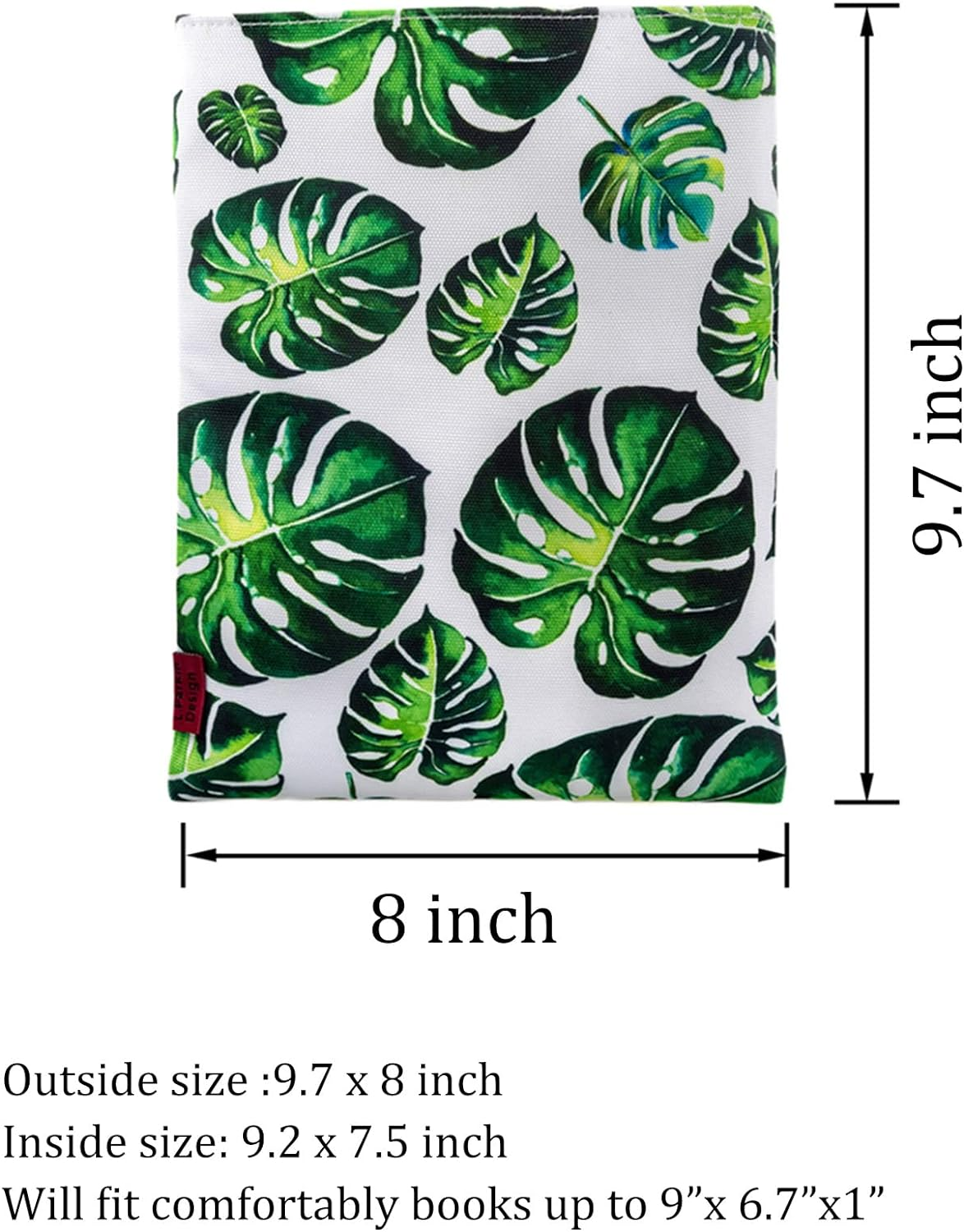 Book Sleeve Tree Leaves Book Protector Medium 9.7 Inch X 8 Inch Canvas Book Sleeves Teen Gifts image number 2