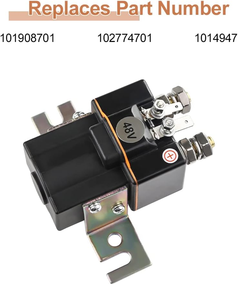 Golf Cart Solenoid 48V Compatible with Club Car DS 1995-Up，Club Car Precedent 2000-Up Replaces Part Number SW80-2028P 101908701 102774701 image number 4