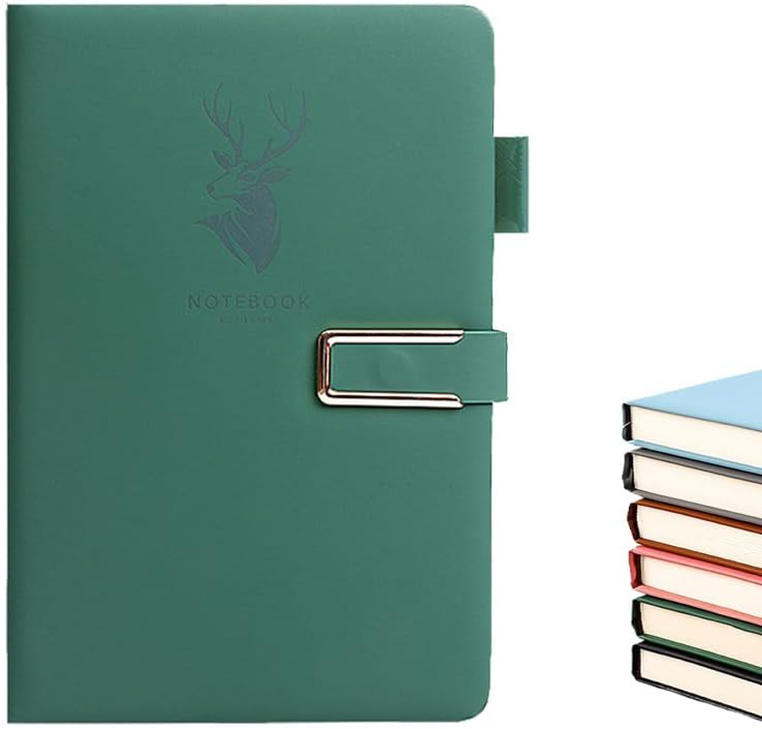 Lined Journal Notebook,80Gms College Ruled with 360 Numbered Pages,A5 Hardcover Notebook for Journaling Writing Work Business Study Office Travel Recording (Green) image number 3