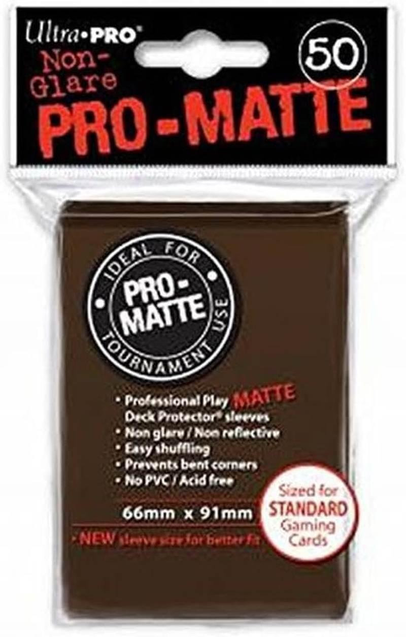 Ultra Pro: UP84188 Pro-Matte 50Ct Standard Deck Protector Sleeves: Light Blue