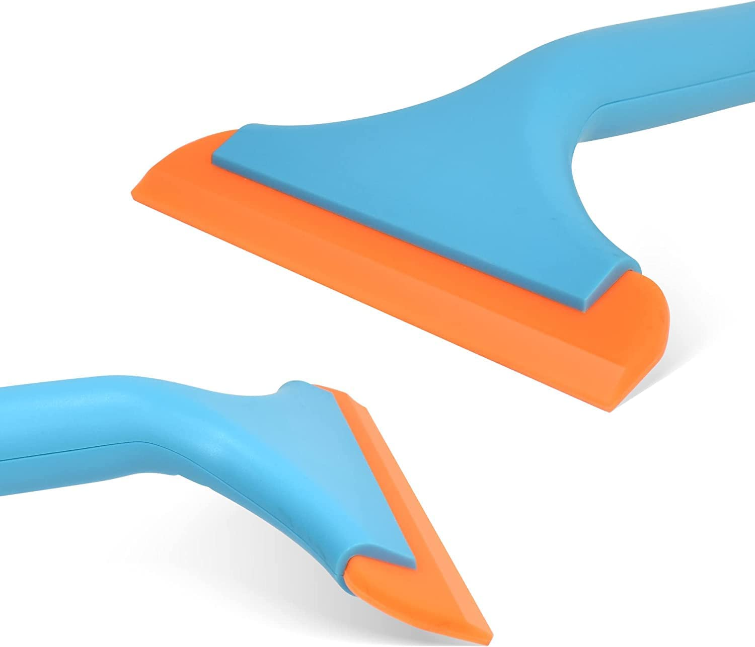 3Pcs Silicone Squeegee for Shower Glass Door, Car Windshield Squeegee, Auto Water Blade Wiper, Small Squeegee for Car Window, Mirror, Window, Household, Bathroom Cleaning image number 6