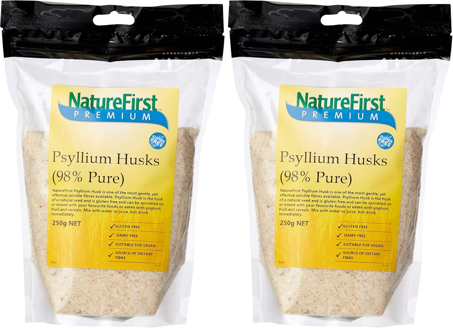 Pure Psyllium Husks 250 G, 250 G image number 1
