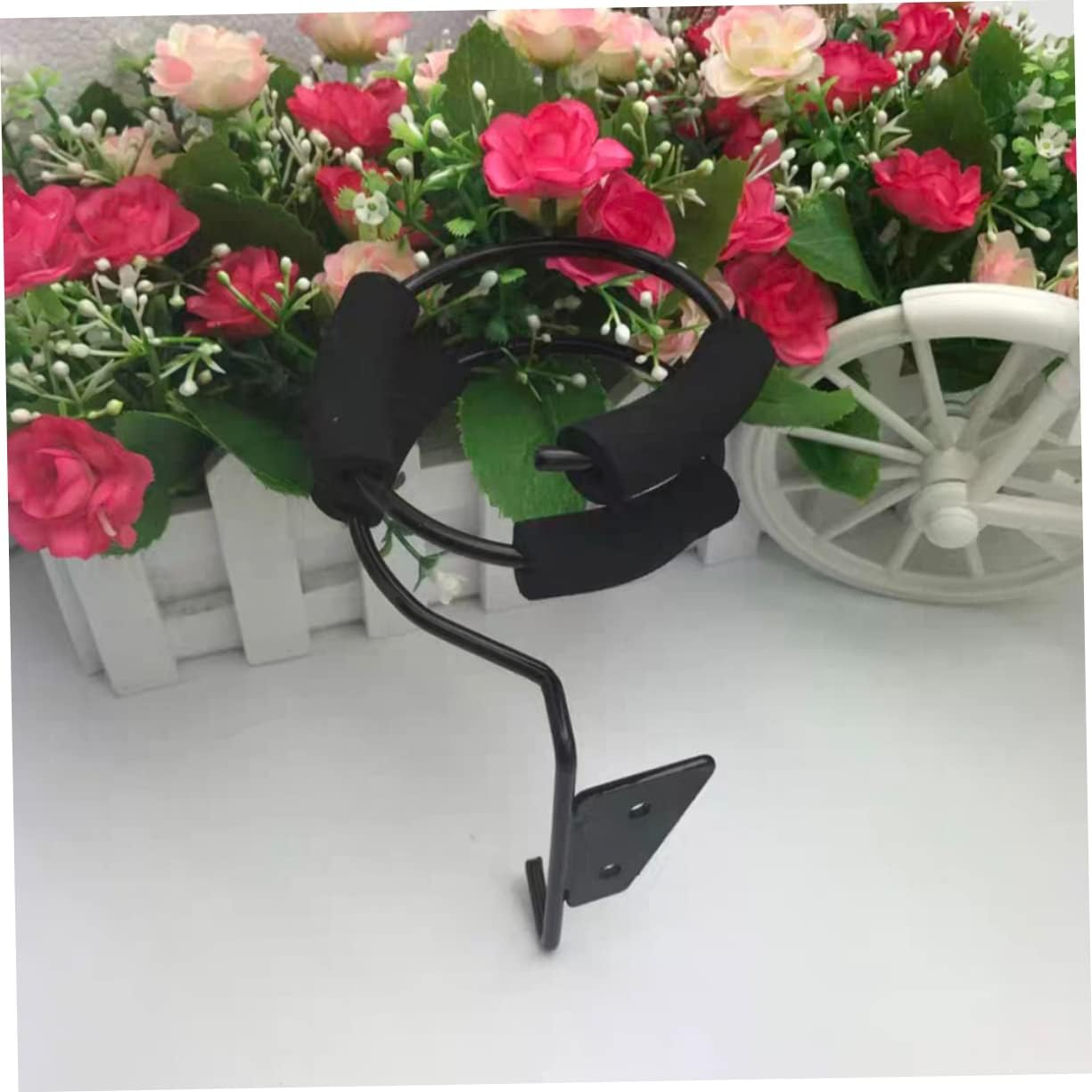 Hair Dryer Holder Rack Wall-Mounted Hair Dryer Stand Stylish Storage for 2Pcs Set image number 4