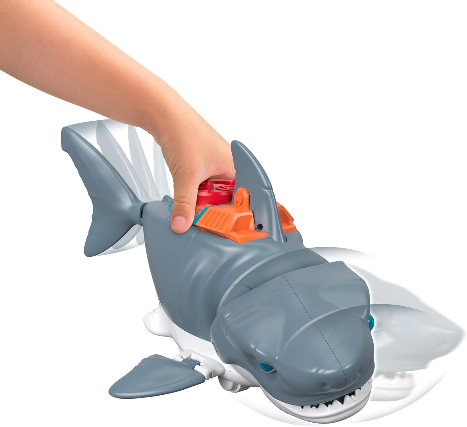 Fisher-Price Imaginext Mega Bite Shark, Multi Color, GKG77 image number 5