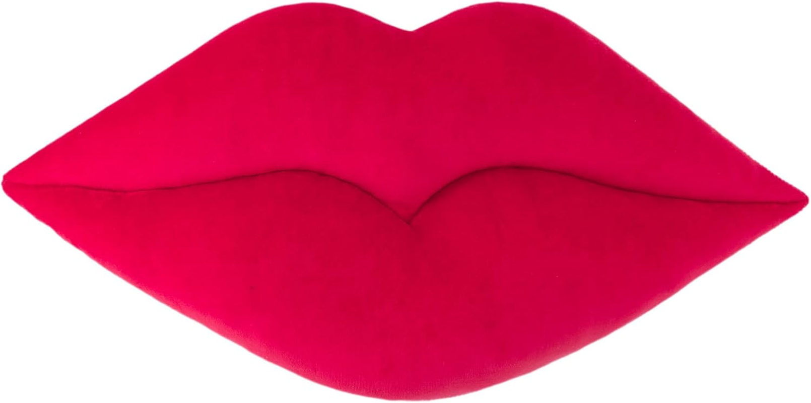 KINGROSE 3D Lip Throw Pillow Cute Decorative Pillows Soft Cushion for Sofa Couch Bed Home Decor Girls 12 X 24 Inches Red image number 6