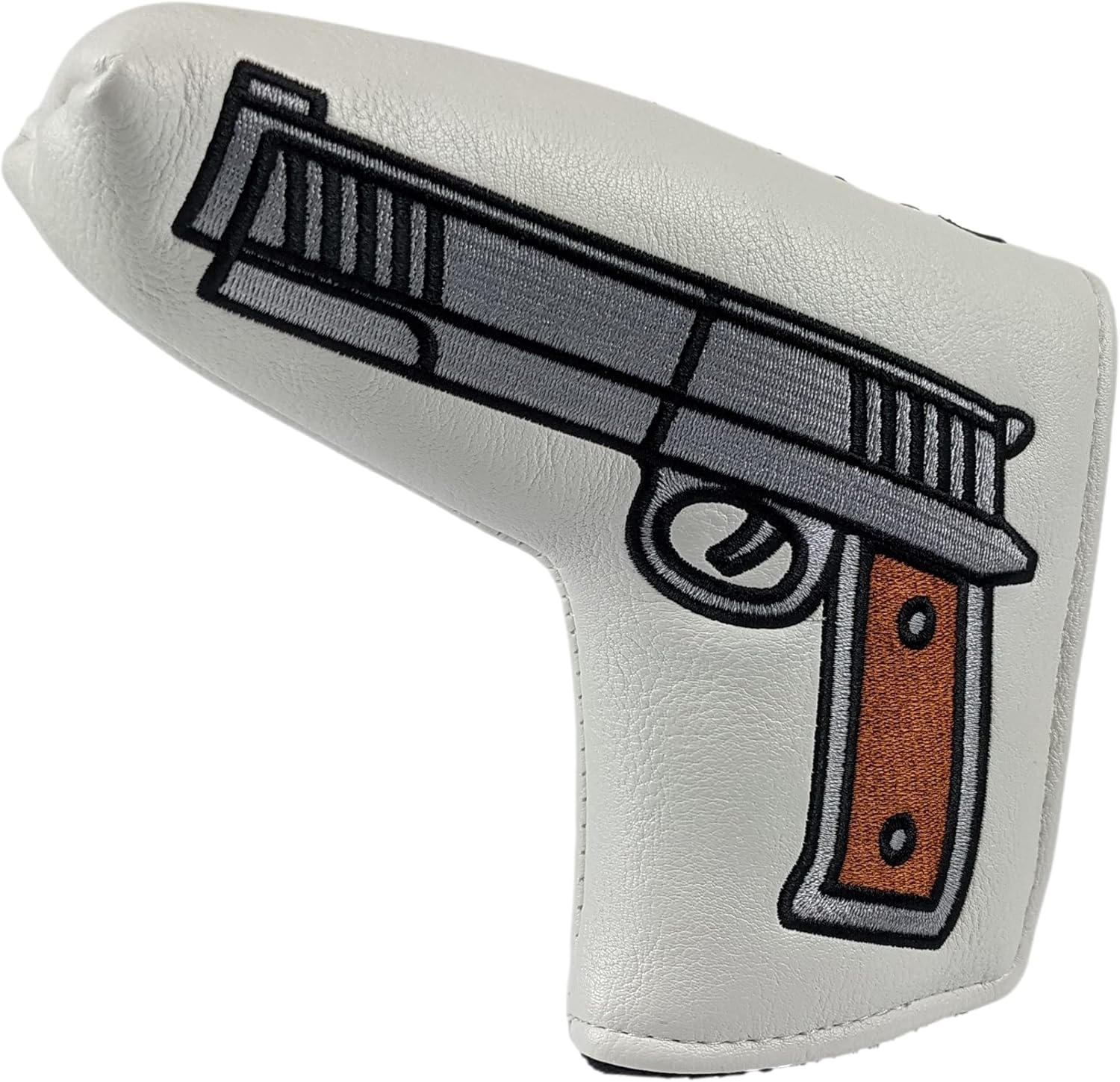 Foretra - Limited Edition Shooter Pistol - Golf Putter Headcover Quality PU Leather Magnetic Closure for Blade Style Putters