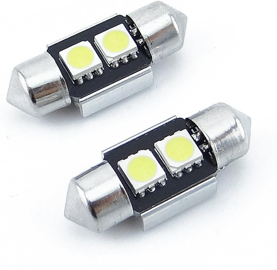 Polarlander 10Pcs 2SMD Canbus 31Mm 5050 LED C5W Led Dome Lights License Plate Lights Sourcing Reading Bulbs Roof Lamp image number 6