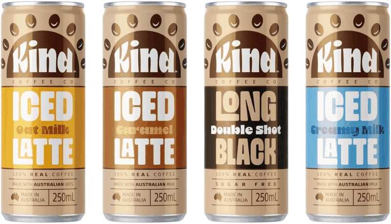 Kind Coffee Long Black Double Espresso - Cold Brew Ready to Drink Coffee, Zero Sugar, No Preservatives, Flavours or Colours, Gluten Free, 250 Ml (Pack of 12) image number 4