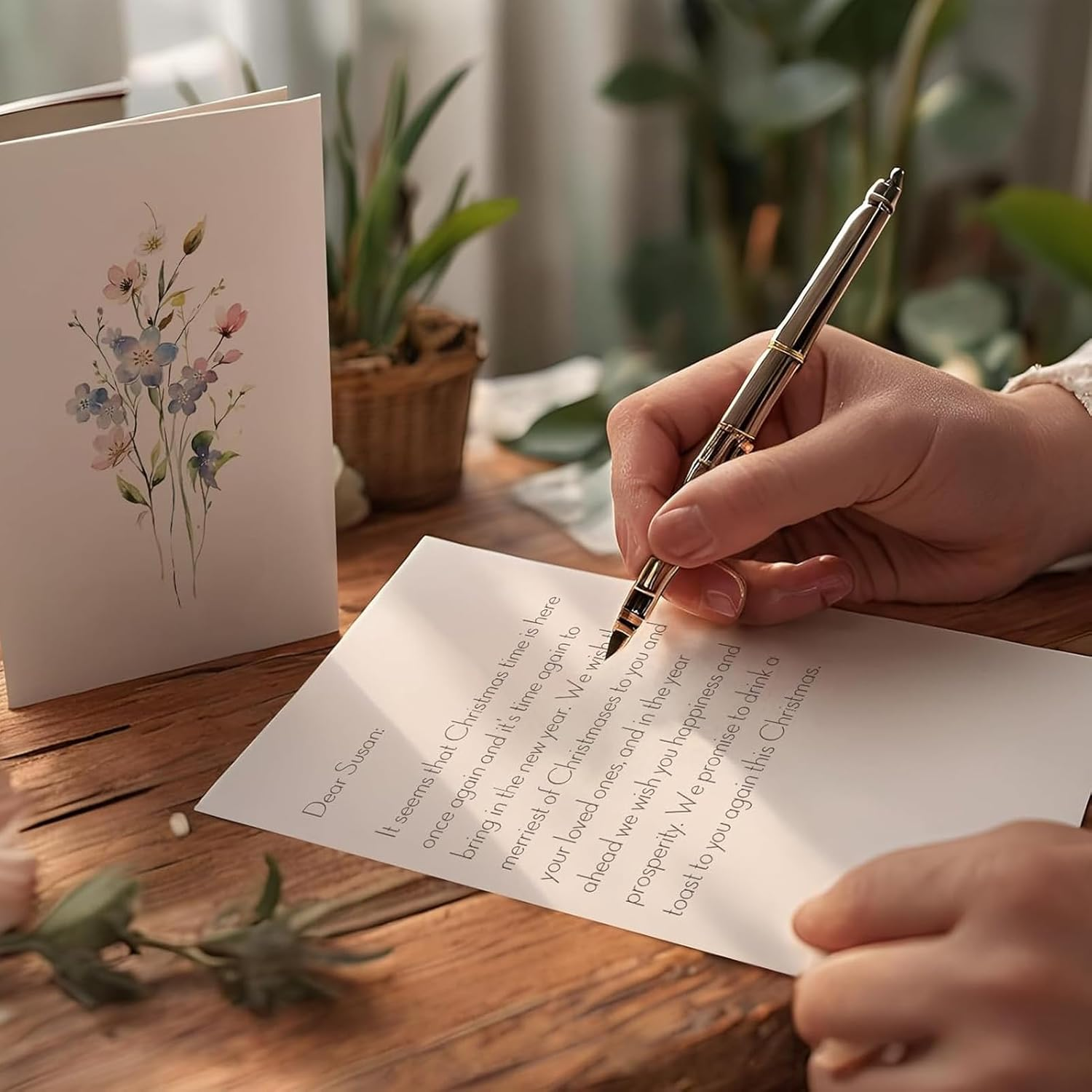 60PCS Blank Cards & Envelopes & Stickers, 4X6 Blank Greeting Cards, Beautiful Greeting Card, Elegant Floral Note Cards, Empty Stationary Set for All Occasions9(20Cards+20Envelops+20Stickers) image number 3