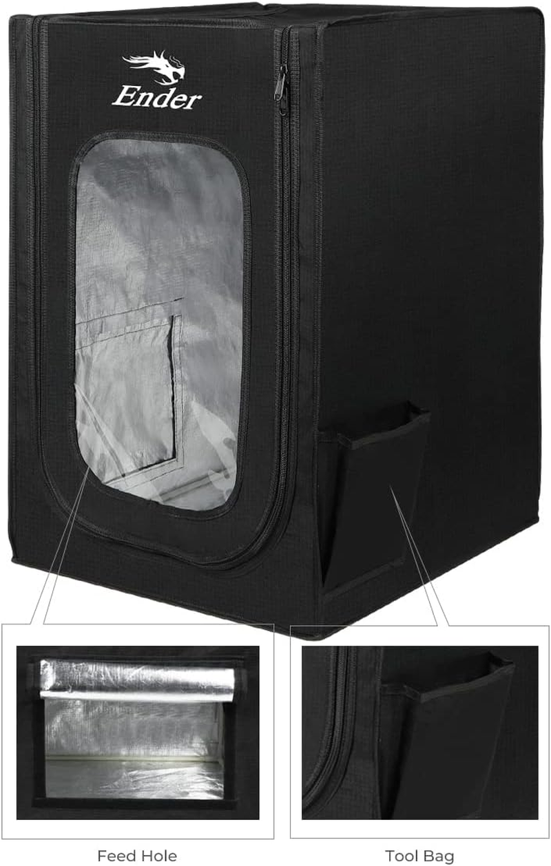 Creality Upgraded Ender 3 Fireproof and Dustproof 3D Printer Enclosure for Ender-2/2Pro/Cp-01/Ender-3/3S/3Pro/Ender-3 V2/Ender-3 Neo/Ender-3 V2 Neo, Constant Temperature Protective Cover Room image number 1