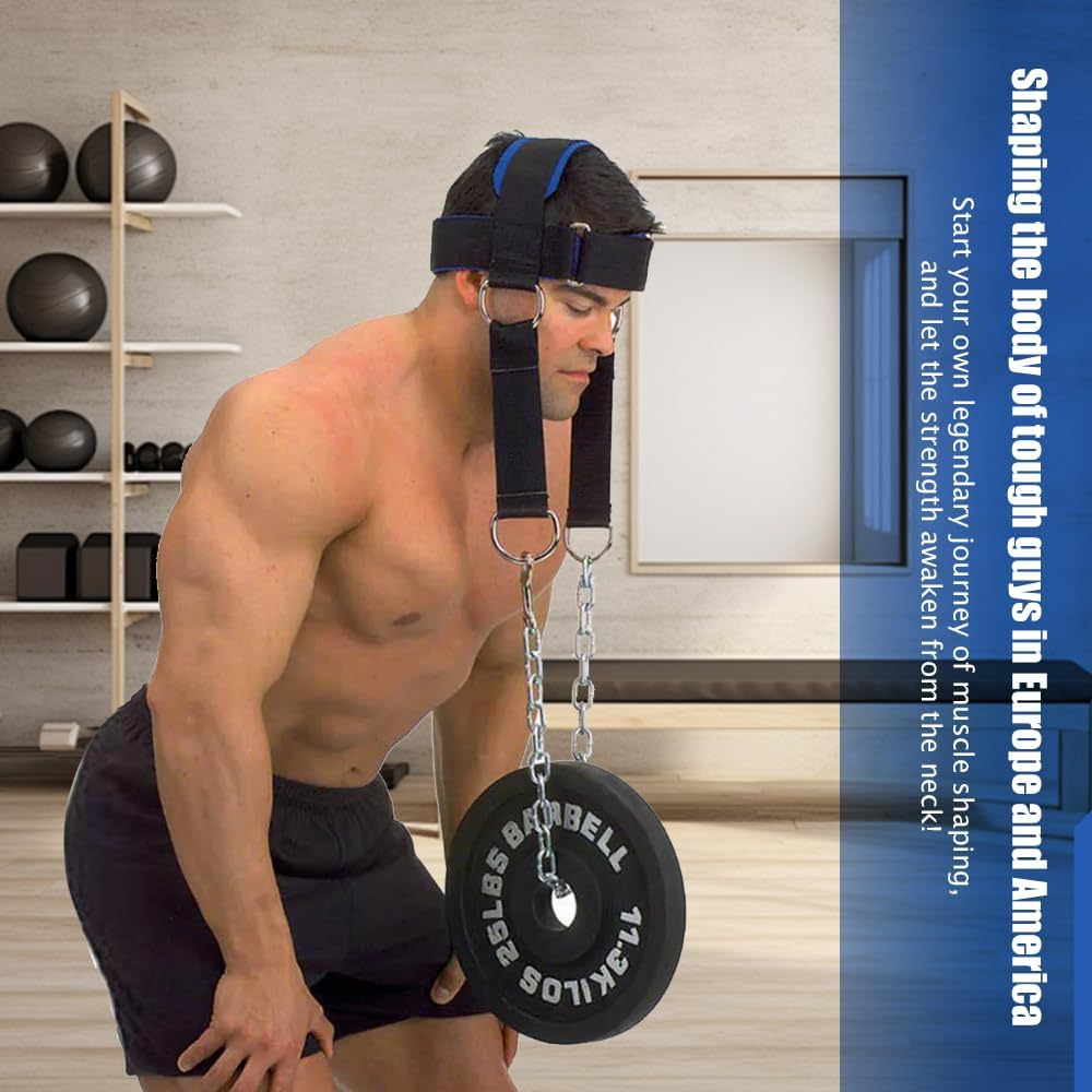 Neck Head Harness,Weight Lifting Training,Head Strap,Support Neck Strengthener,Neck Workout,Weight Lifting Head Harness,For Weight Lifting,Gym,Fitness Training image number 1