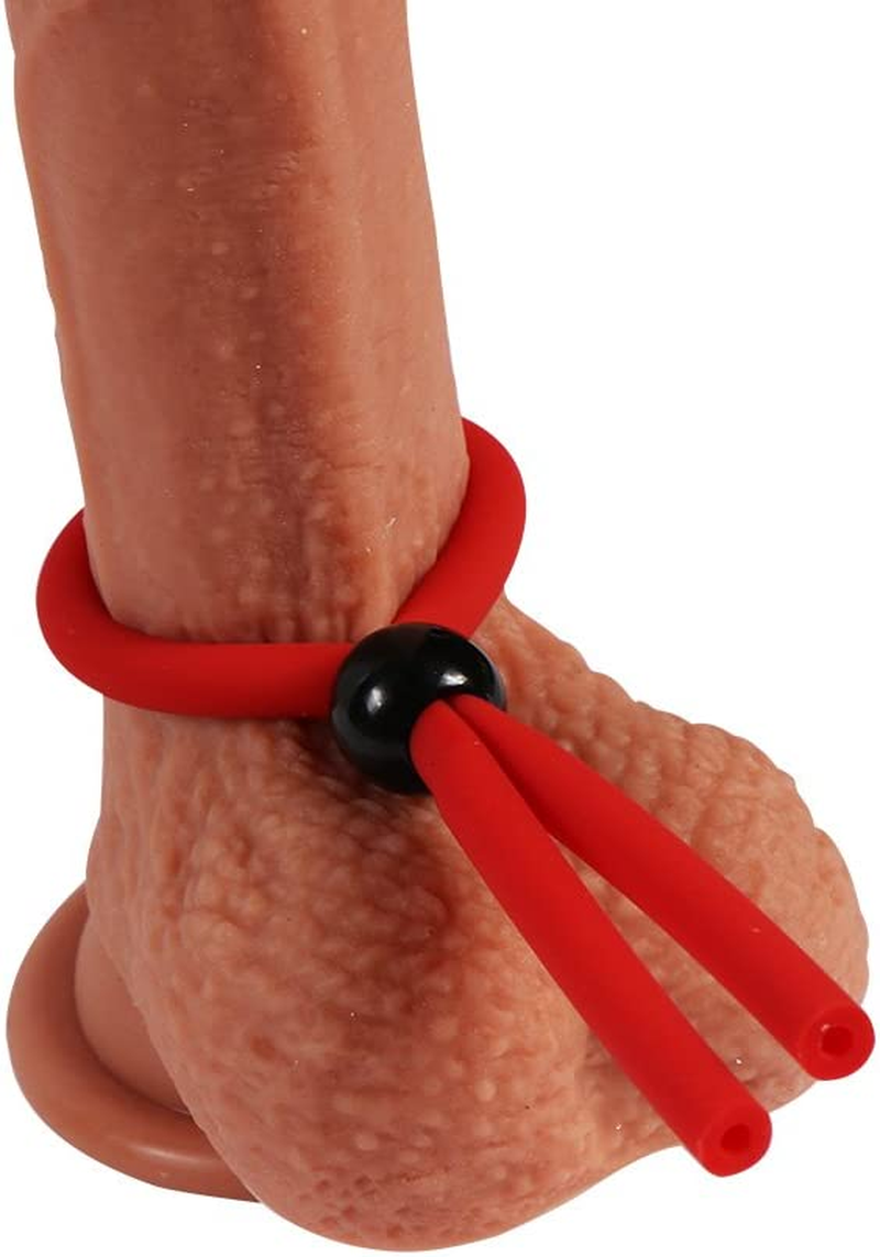 Adjustable Silicone Men'S Cord Art Delay Exercise Ring, Sports Equipment for Couples image number 2