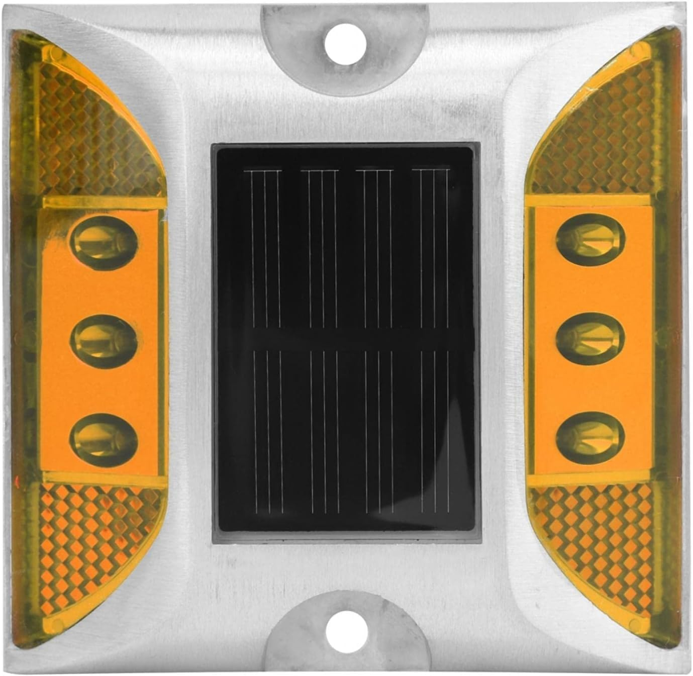 Solar Power Ground Marker Lights, LED Solar Driveway Deck Light, Waterproof 500M/1640Ft Viewing Outdoor Driveway Road Stud Lamp, Cast Aluminium Road Highway Spike Lamp (Green1)