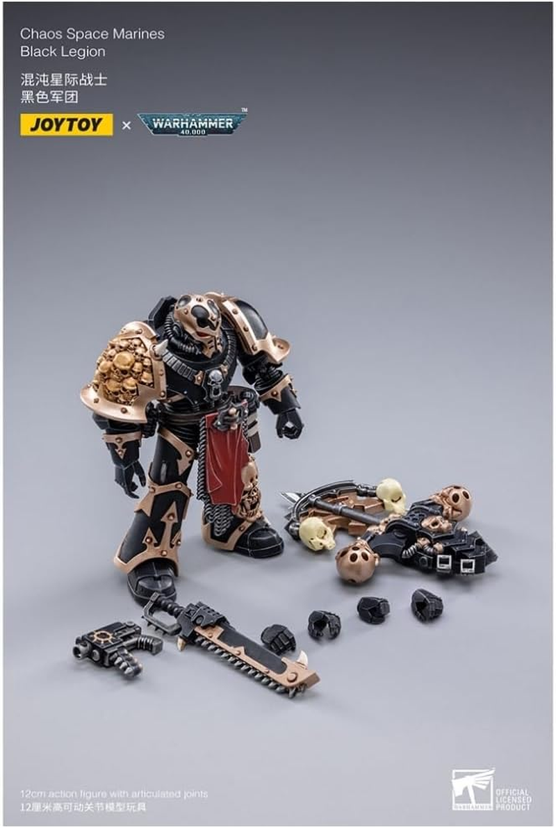 Warhammer Collectibles 1/18 Scale Chaos Space Marine C 03 Action Figure image number 1