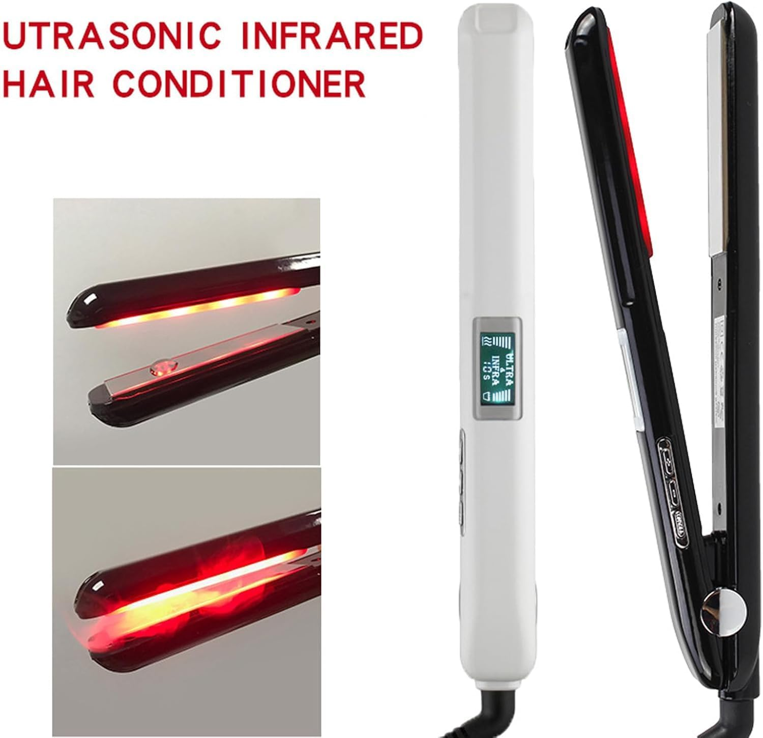 Auraleus Cold Iron Hair Infrared, Auraleus Cold Iron.Infrared Hair Straightener,Auraleus Hair Cold Iron image number 2