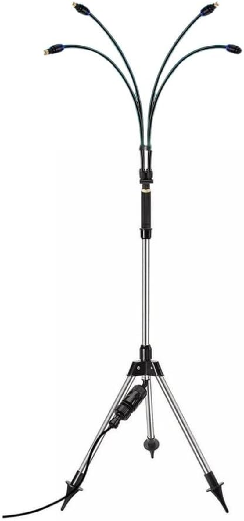 Ideer Life Standing Portable Misting System with 26Ft Water Line, 6 Brass Nozzle, 4 Misting Tube, 3 Foot image number 4
