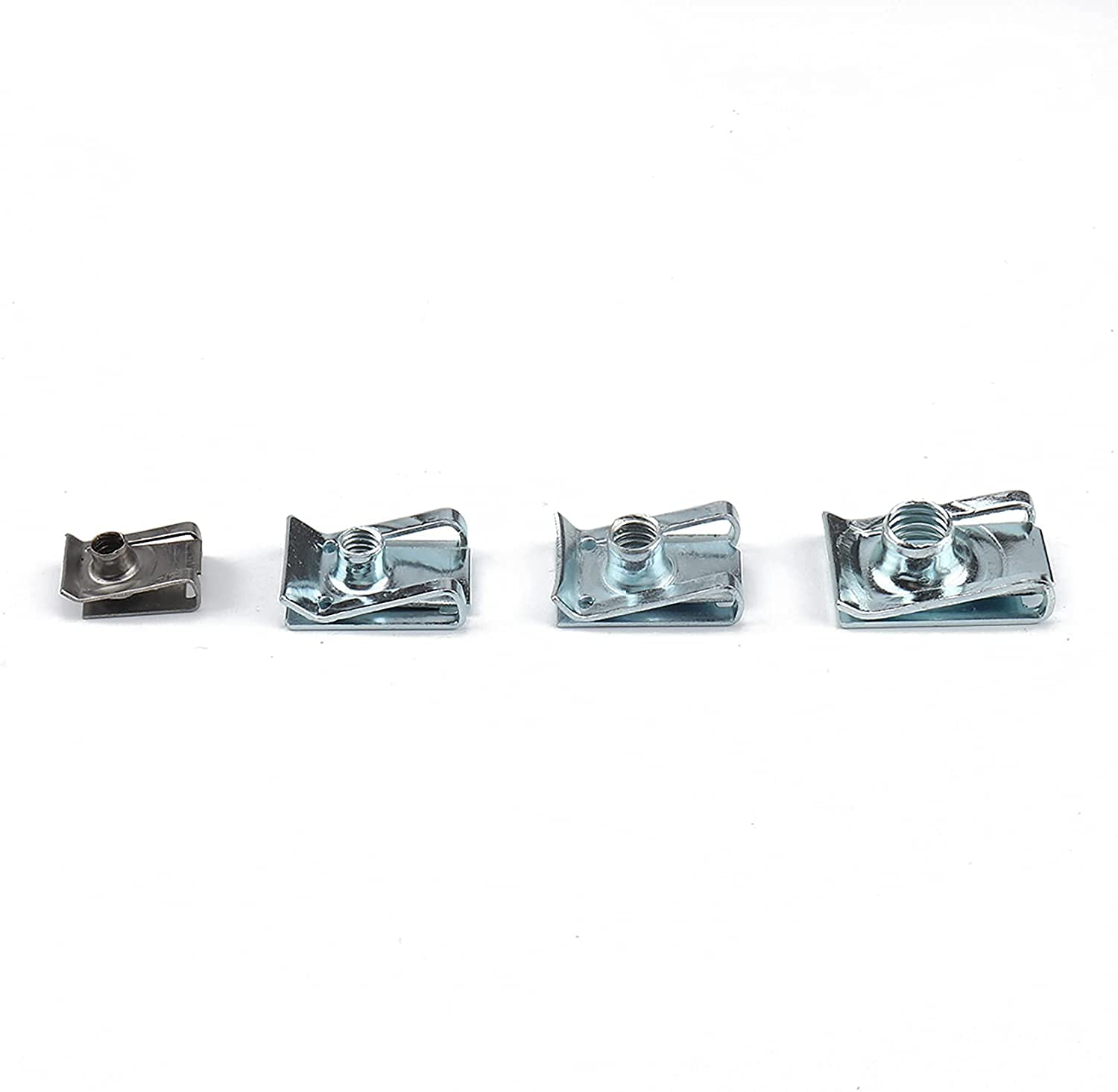 80 Pcs Thread Clip Nut Set U-Shaped Nut M4 M5 M6 M8 for Automobile Motorcycle Interior Trim Set image number 6