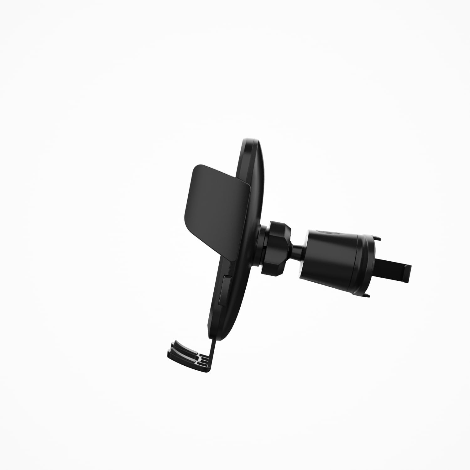 OMOTON Car Phone Holder Mount for Car Air Vent [Metal Clip], Cell Phone Holder Car Hands Free Cradle in Automobile, 360&deg; Adjustable Cellphone Vent Clamp Fit for Iphone 14 13, All Smartphones, Black image number 5