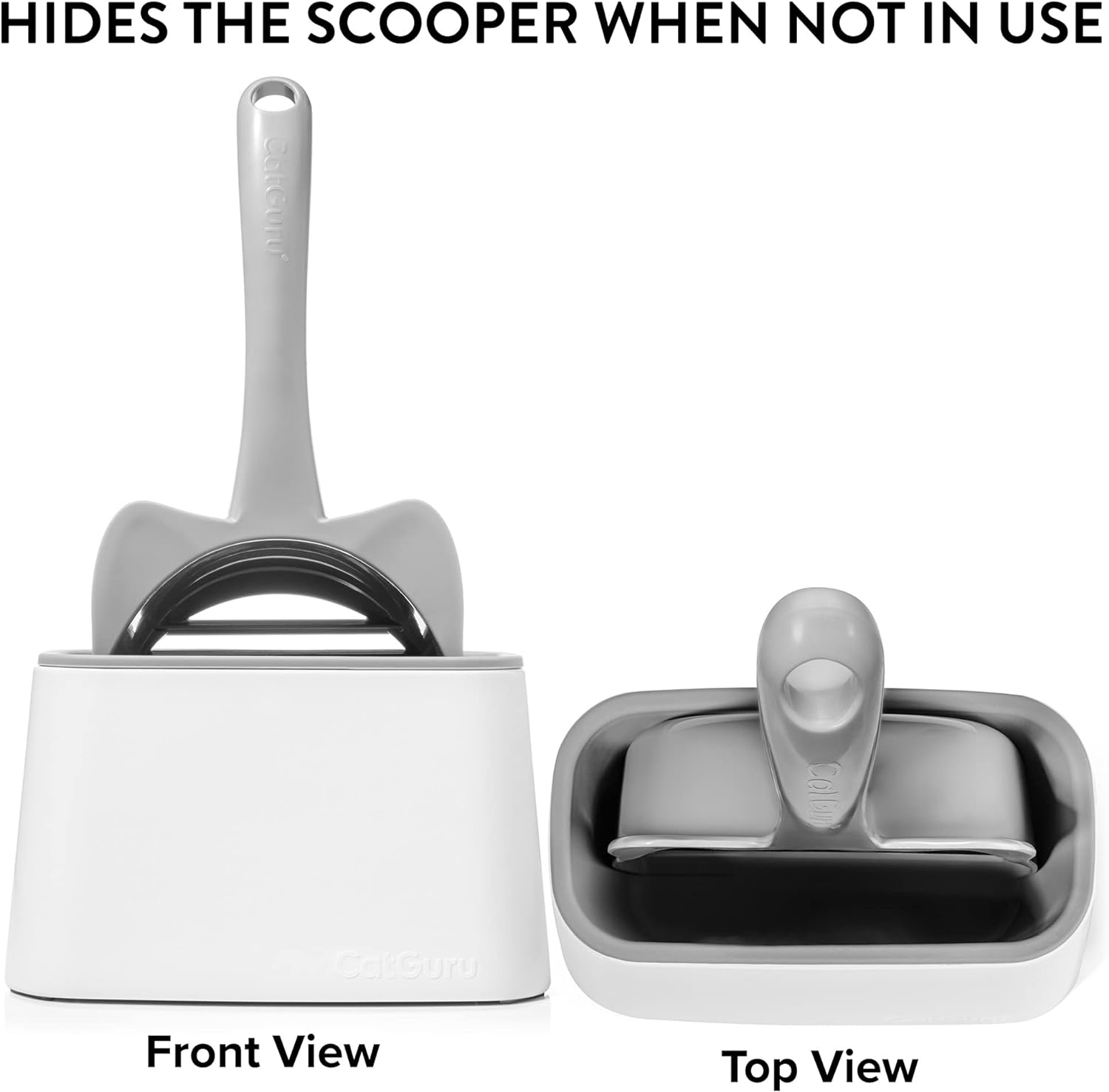 Catguru New Premium Cat Litter Scoop Holder, Scooper Caddy, Scoop Stand Pairs with Any Cat Litter Box and Fits All Cat Litter Scoops image number 3