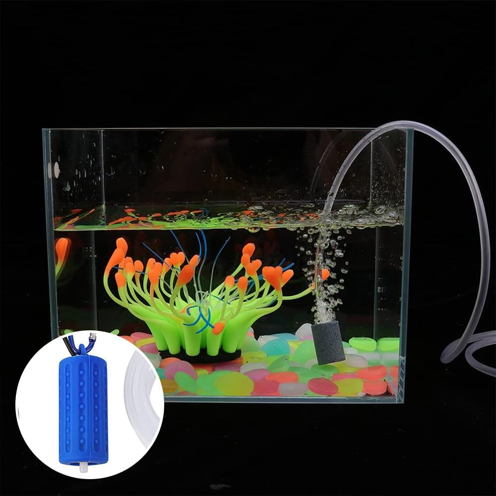 USB Aquarium Air Pump,Fish Tank Air Pump, Small Silent Aquarium Air Pump, 5V Mini Aquarium Air Pump USB, Mini USB Aquarium Fish Tank Oxygen Air Pump image number 2