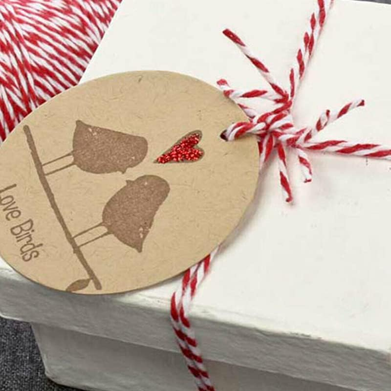 AIMALL 1Mm*100M Bakers Christmas Cotton Cord Bundle Wrapping Craft Twine Gifts String，Dual-Color Cotton Cord for Christmas, Crafts, and Gift Wrapping - Red+White image number 6